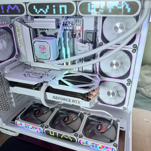 9800x3d, 4070ti super 화이트 pc