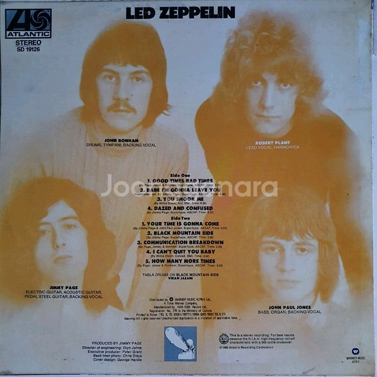 LED ZEPPELIN 데뷔앨범 LP--1
