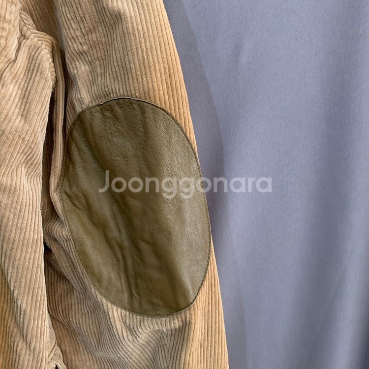 L 폴로 진스 빈티지 양가죽 패치 코듀로이 골덴 자켓--2