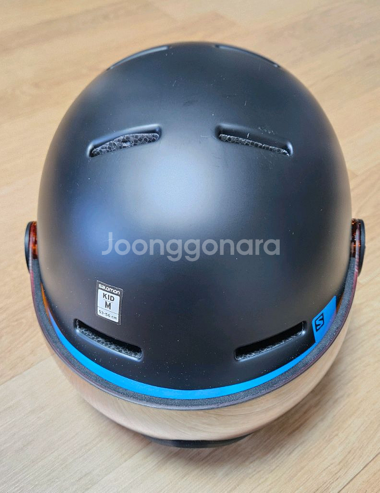 살로몬 스키 스노우보드 헬멧 바이저 블랙 색상--4
