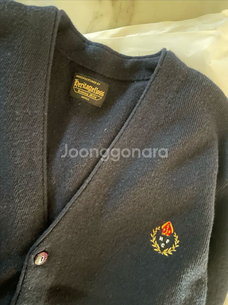 헤리티지플로스 23fw 가디건 네이비 S--0