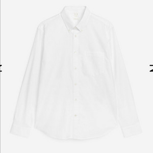 [새상품, 48] 아르켓 옥스포드 셔츠 화이트