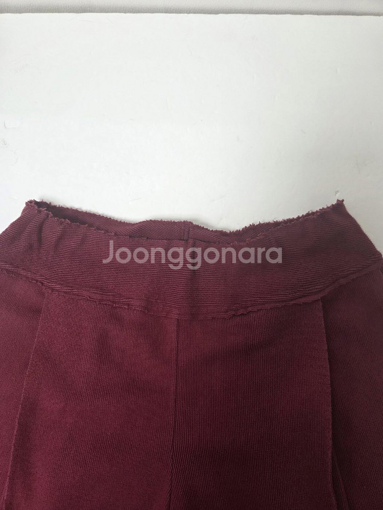 이세이미야케 여성 니트 와이드 팬츠 와인레드(M)--2