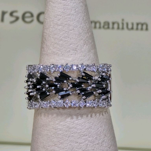 큐빅 지르코니아 셋팅 반지