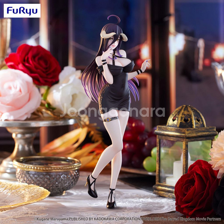 오버로드 데스크탑 큐트 알베도 일보내수용 피규어 4종--1