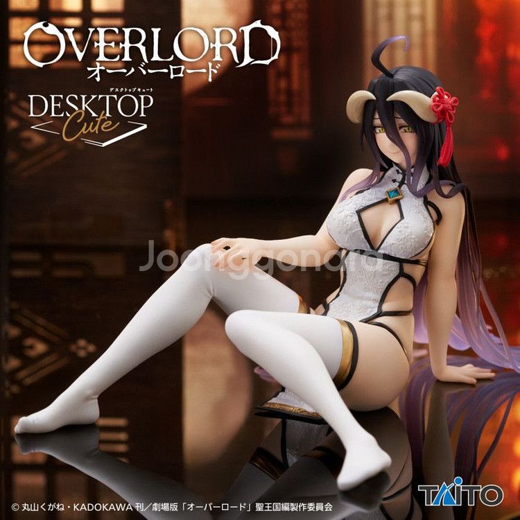 오버로드 데스크탑 큐트 알베도 일보내수용 피규어 4종--3