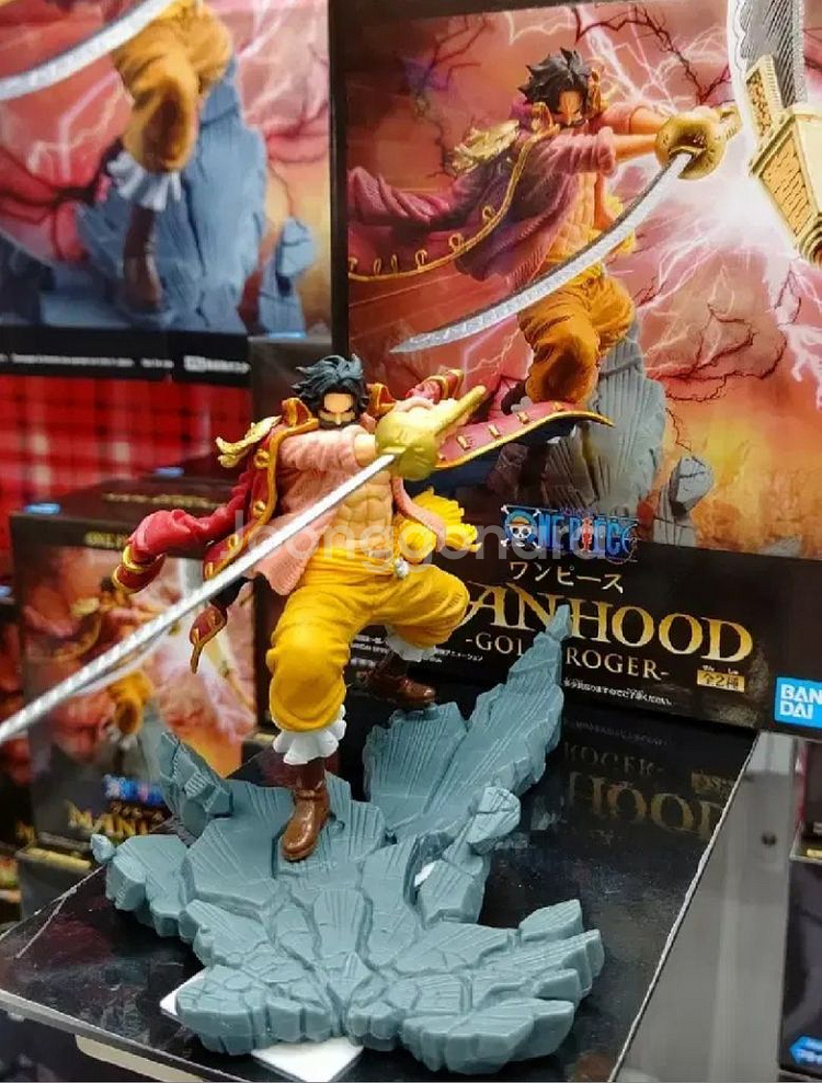 반프레스토 원피스 맨후드 로저 VS 흰수염 피규어 2종--3