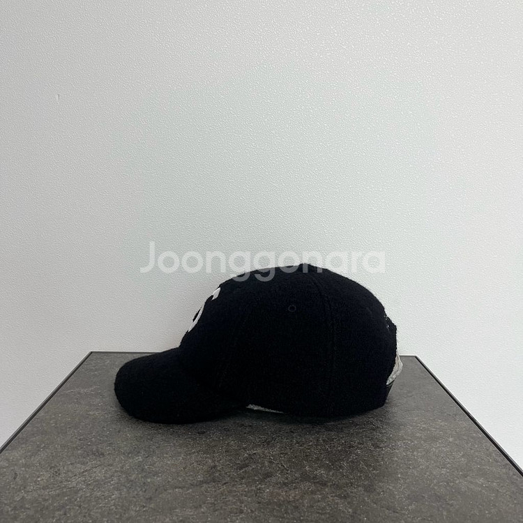 슈프림 에스로고 보일드 블랙 에스로고 S로고 볼캡 모자--1