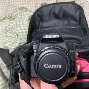 캐논 EOS 500D 카메라 + 렌즈 2개 가방포함