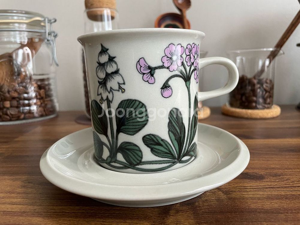 아라비아핀란드 플로라 코코아컵 [북유럽빈티지]--0