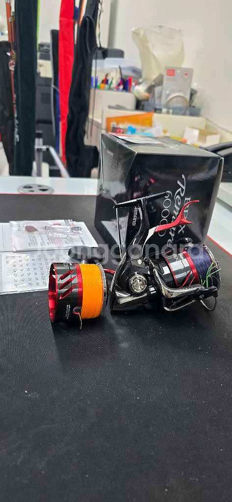 시마노 레마레 6000 (스풀 8000) 포함 정품--5