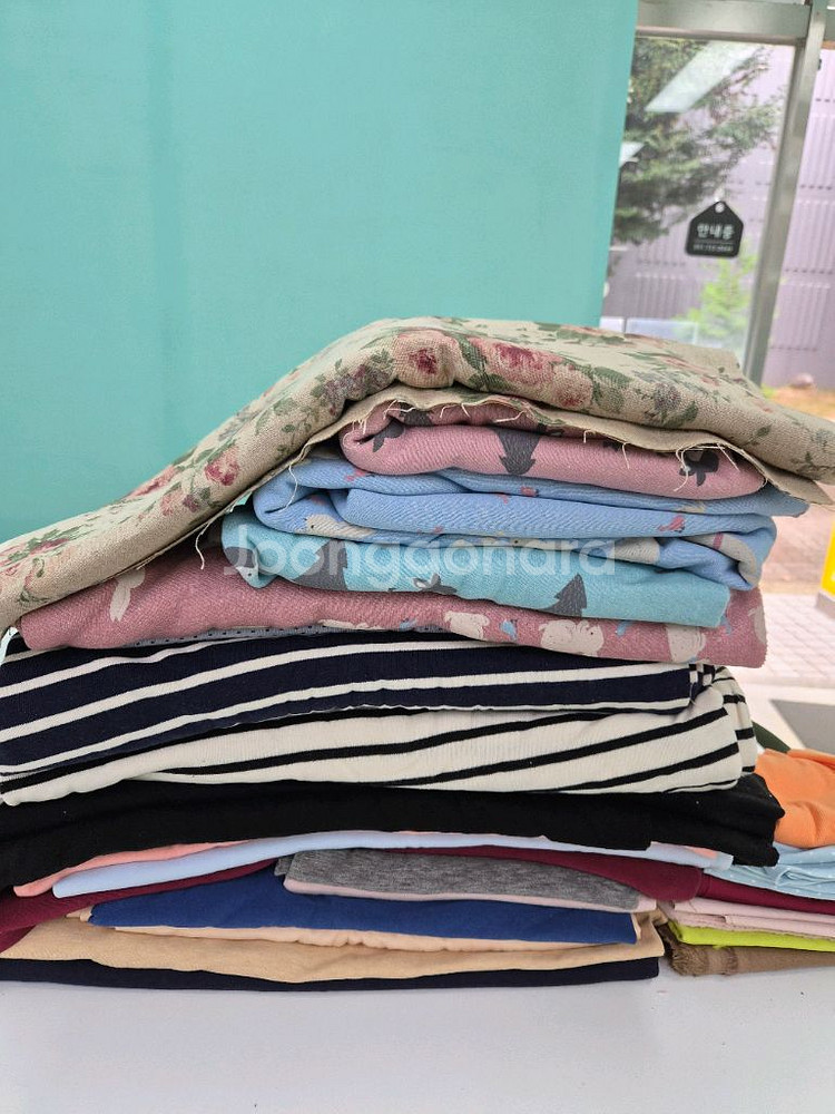 린넨 분또 면 원단--0