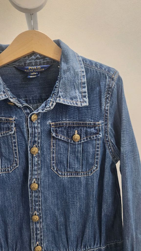 폴로 랄프로렌 키즈 데님 원피스 10 / 140--3