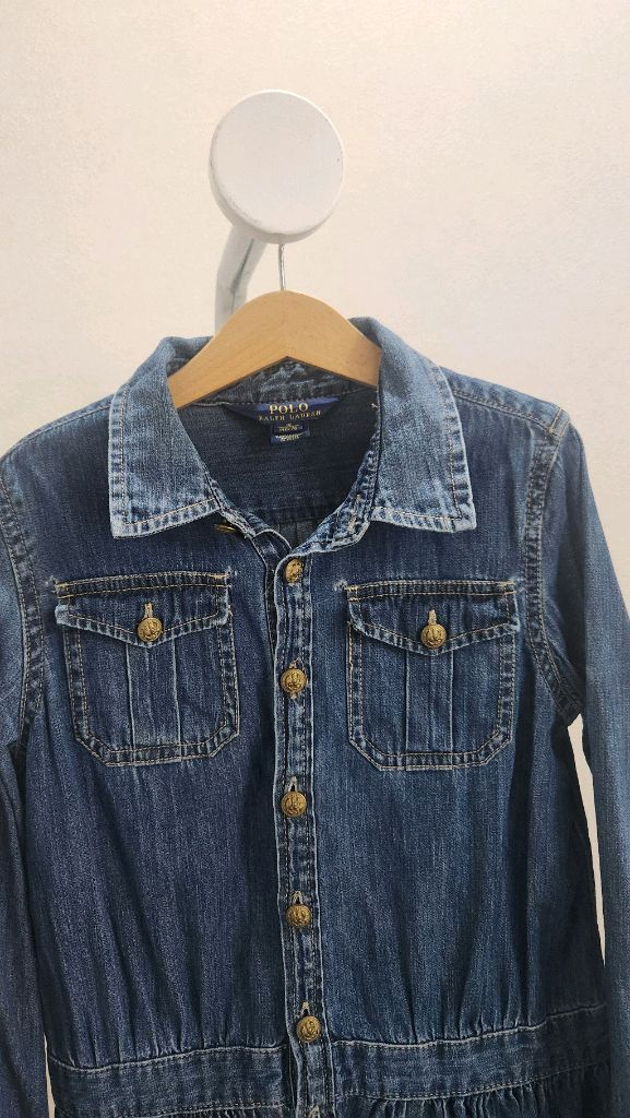 폴로 랄프로렌 키즈 데님 원피스 10 / 140--2