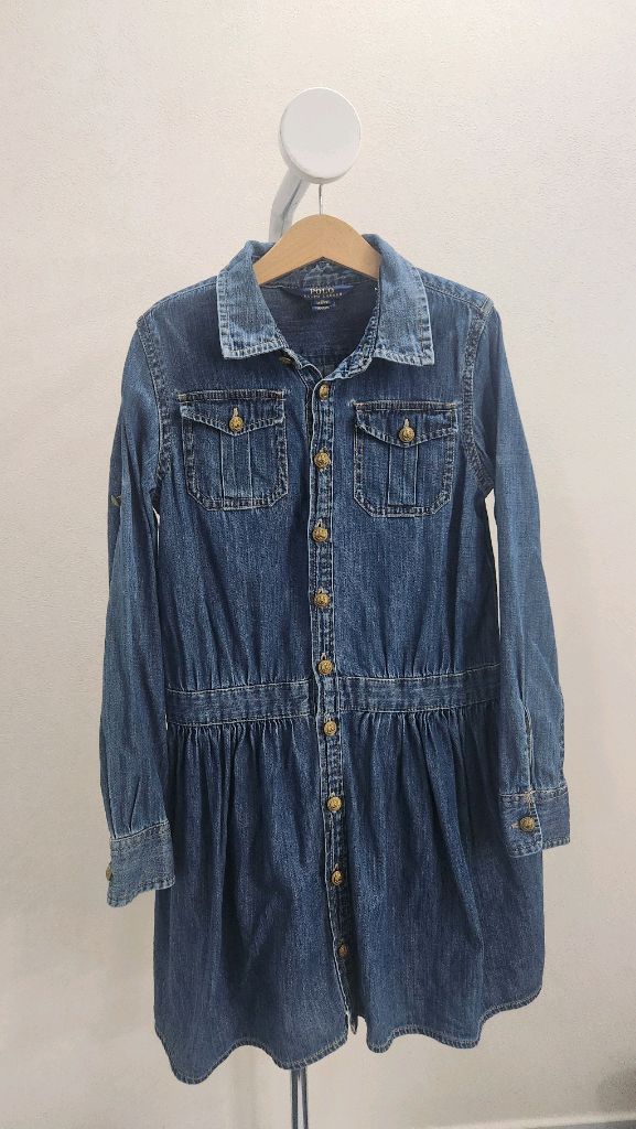 폴로 랄프로렌 키즈 데님 원피스 10 / 140--1