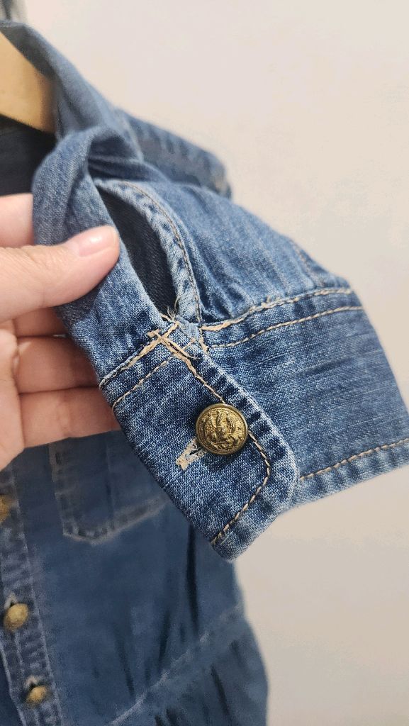 폴로 랄프로렌 키즈 데님 원피스 10 / 140--4