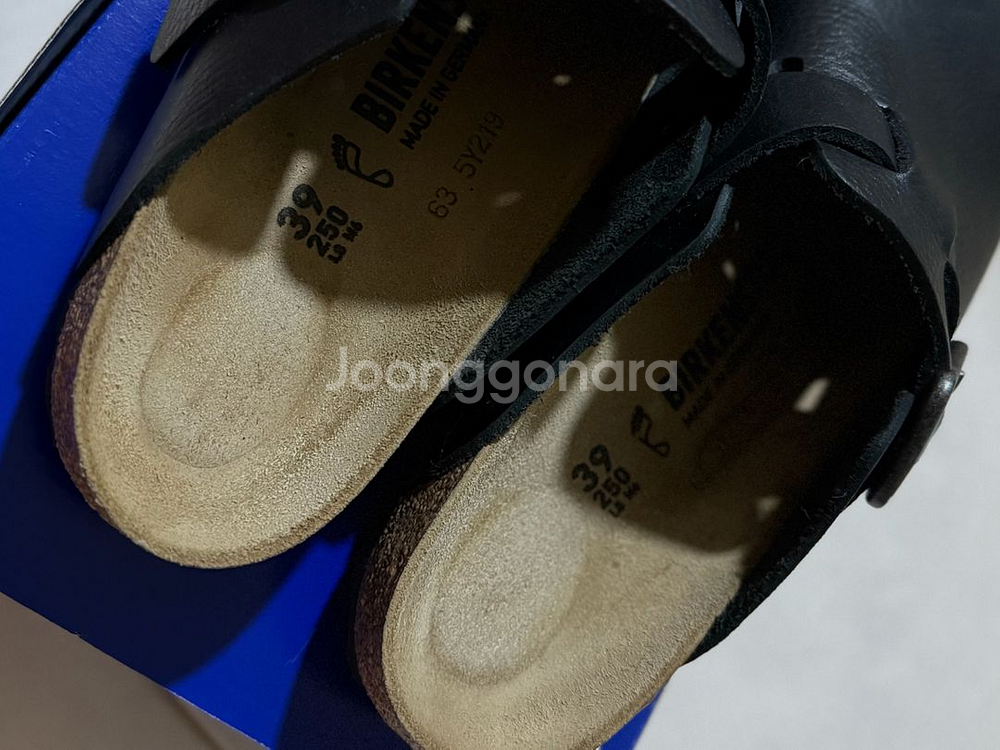 버켄스탁 보스턴 블랙 신상품 - 39(250) 레귤러--3