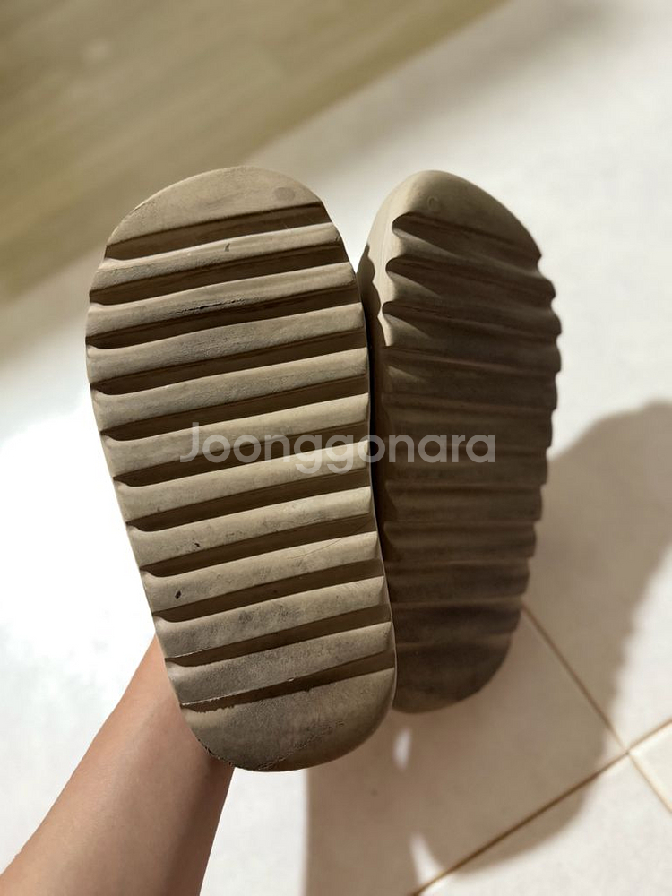 아디다스 이지 슬라이드 퓨어 - 255 사이즈--3