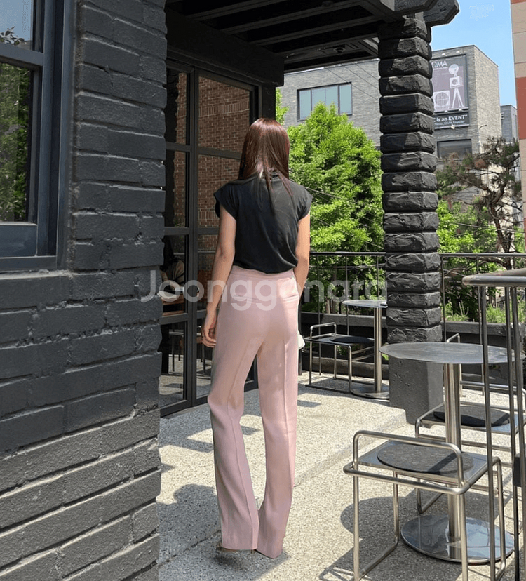 수아마르 셀리에 롱다리 슬랙스 블랙 S 새상품--5