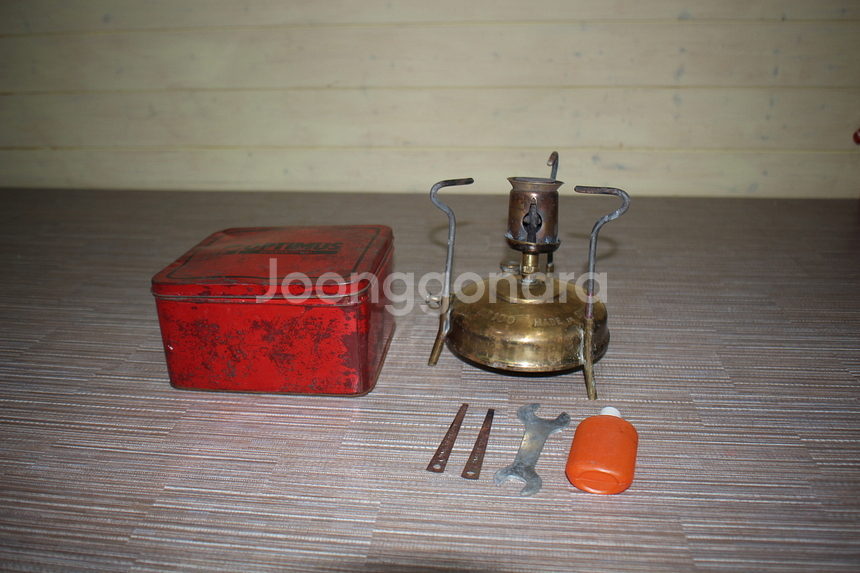 스웨덴 옵티머스 100 석유버너 캠핑 황동버너--1