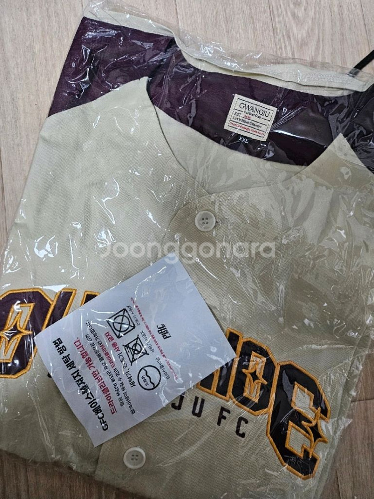 (미개봉새옷) 광주fc2025 GFC베이스볼 져지유니폼--3