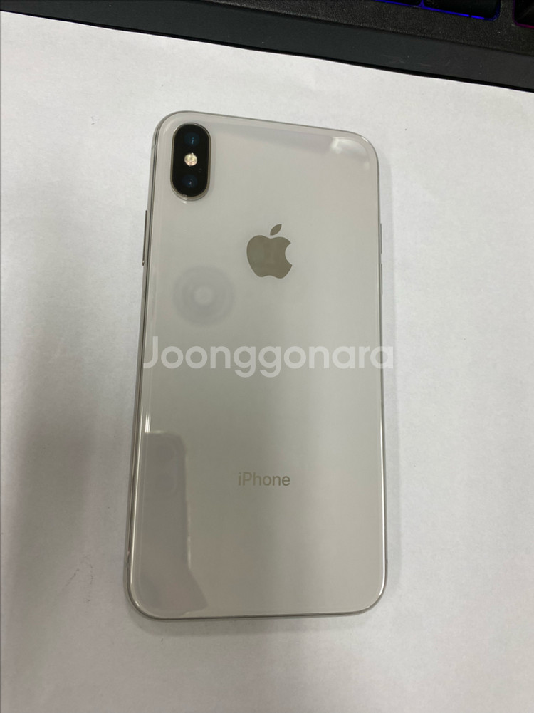 아이폰X 실버 A급 256GB 배터리성능100%--0