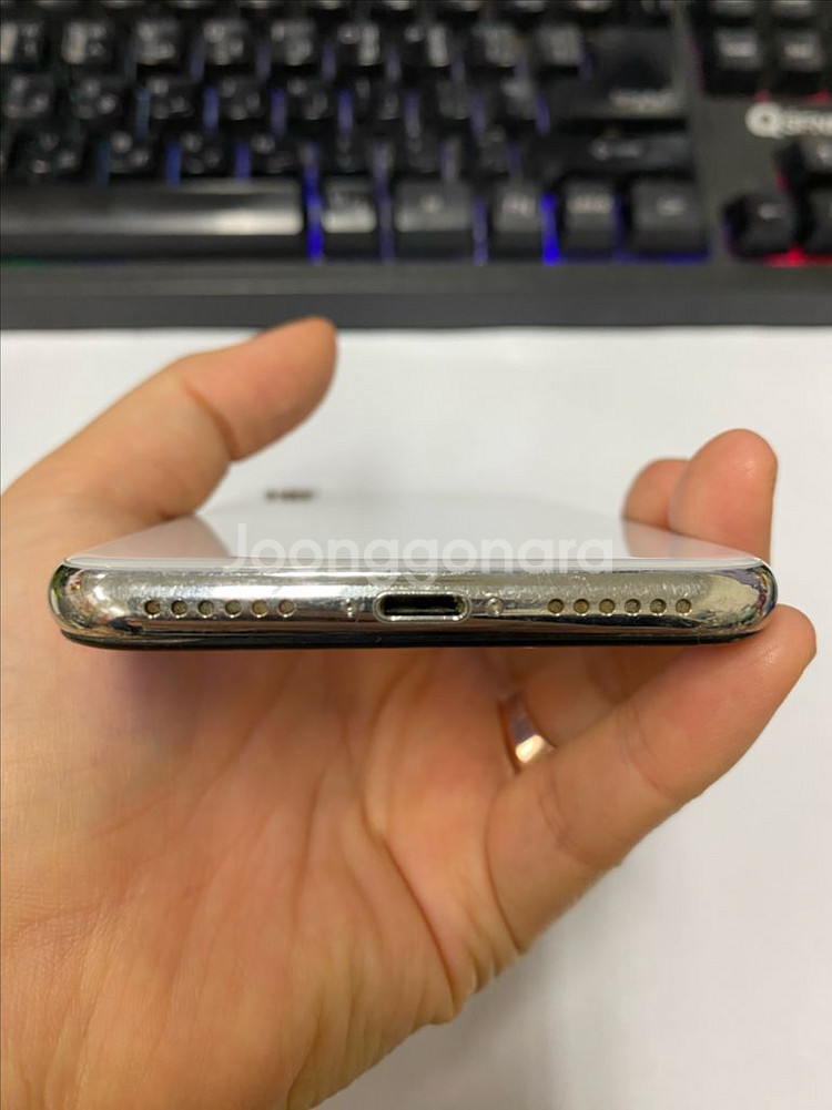 아이폰X 실버 A급 256GB 배터리성능100%--7