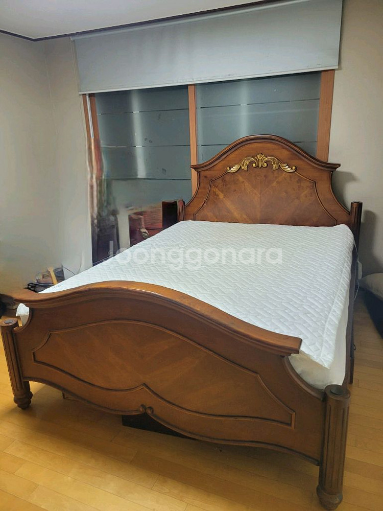 앤틱 클래식 골드침대,에이스듀오테크2매트리스 퀸--0