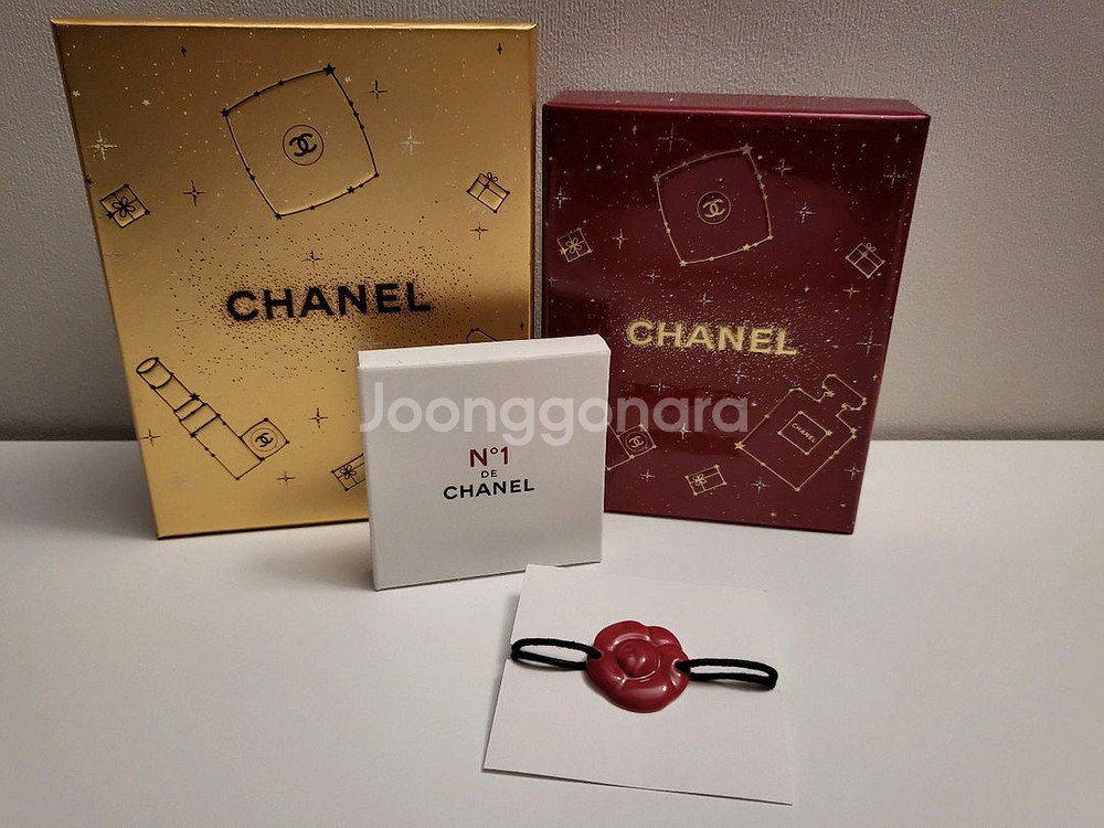 정품) 샤넬 레드 까멜리아 브레이슬릿 팔찌 (코스메틱)--0