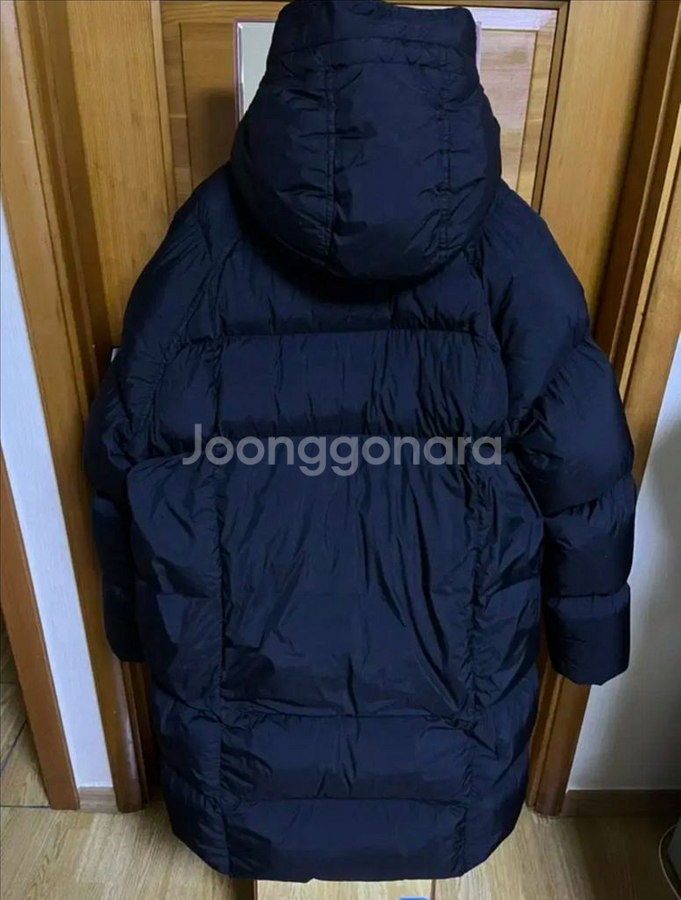 [XL]스톤아일랜드 가먼트 다이드 크링클 패딩 롱패딩--4