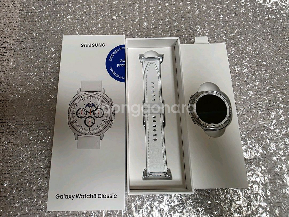 (거의새거)갤럭시워치8 클래식 46mm 블루투스 화이트--0