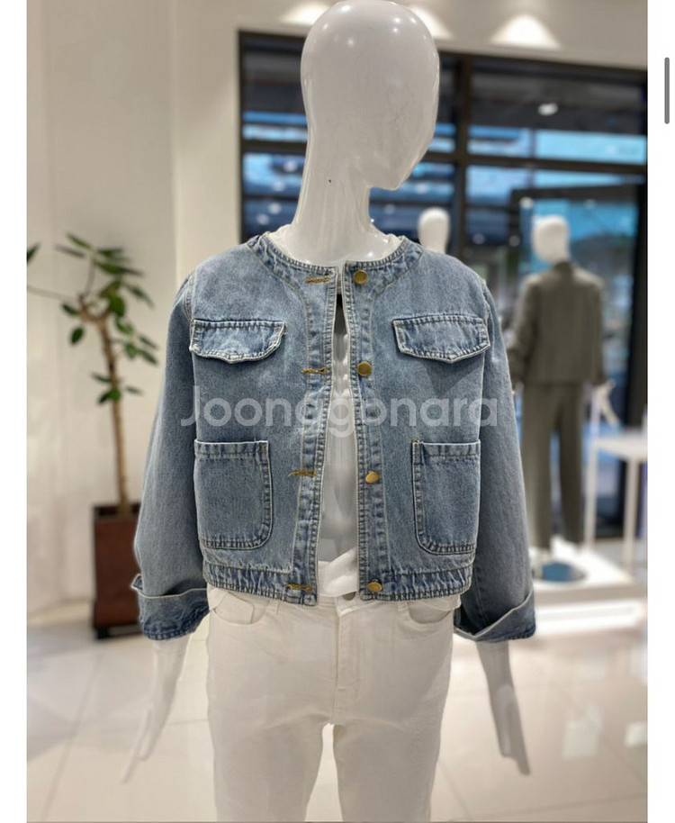 택달린 새상품) 올리브데올리브 청자켓 하트시그널 박지현--4