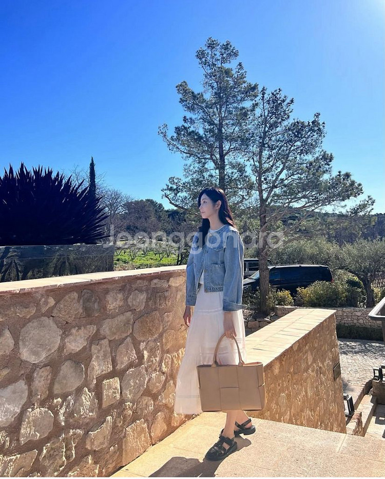 택달린 새상품) 올리브데올리브 청자켓 하트시그널 박지현--1