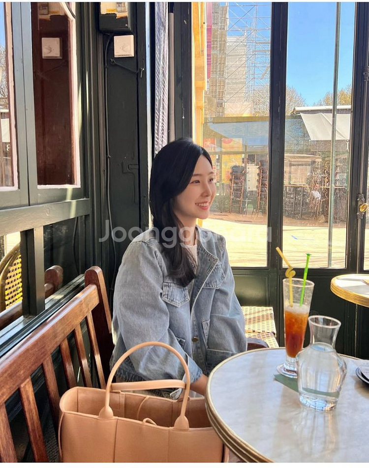 택달린 새상품) 올리브데올리브 청자켓 하트시그널 박지현--3