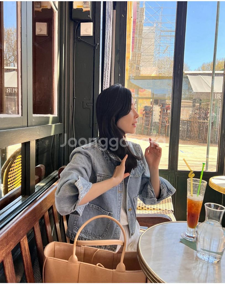 택달린 새상품) 올리브데올리브 청자켓 하트시그널 박지현--2