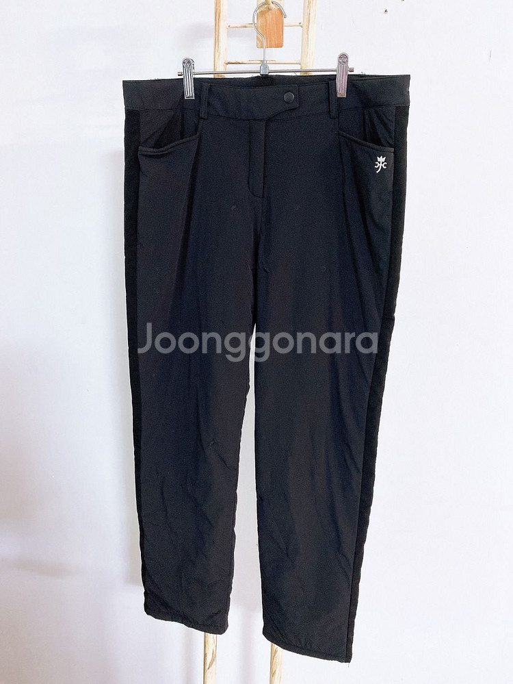 (32인치)까스텔바작골프여자멀티자수경량패딩바지--0