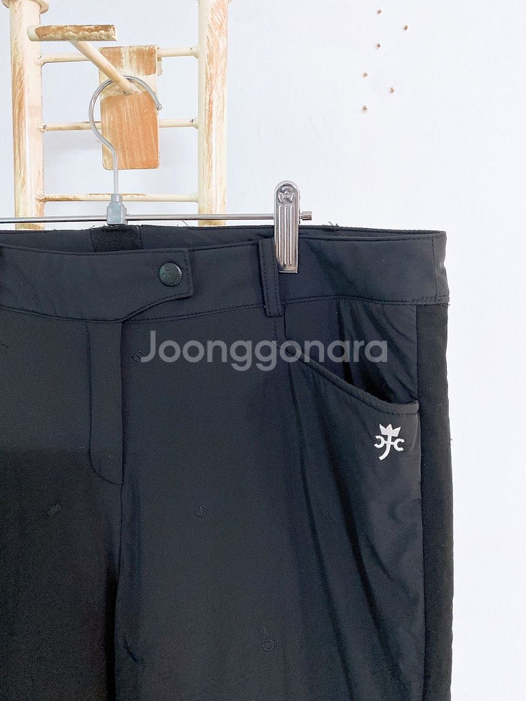 (32인치)까스텔바작골프여자멀티자수경량패딩바지--1