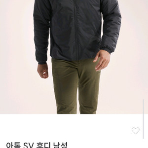 아크테릭스 아톰 SV 후디 블랙 새상품