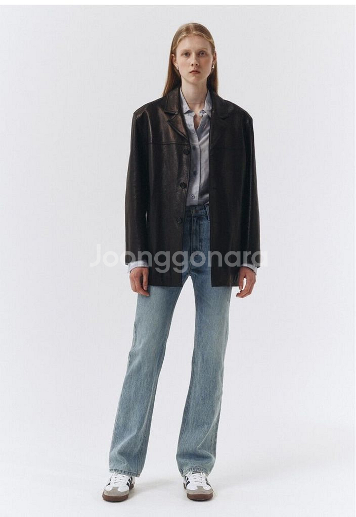 던스트 램스킨 레더자켓--4