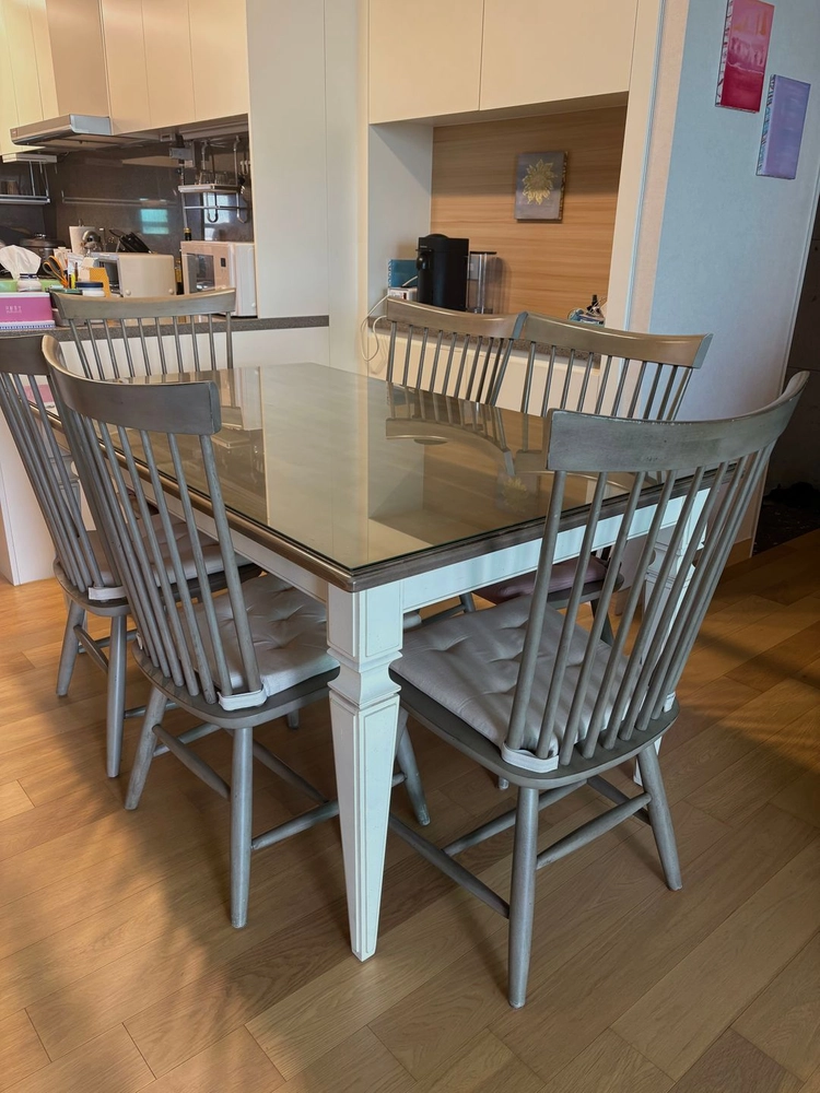 ETHAN ALLEN 이튼알렌 고급 식탁의자세트 이미지