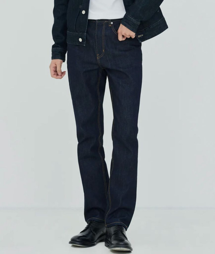 페이탈리즘 모더레이션 인디고 스트레이트핏 데님팬츠 48 이미지