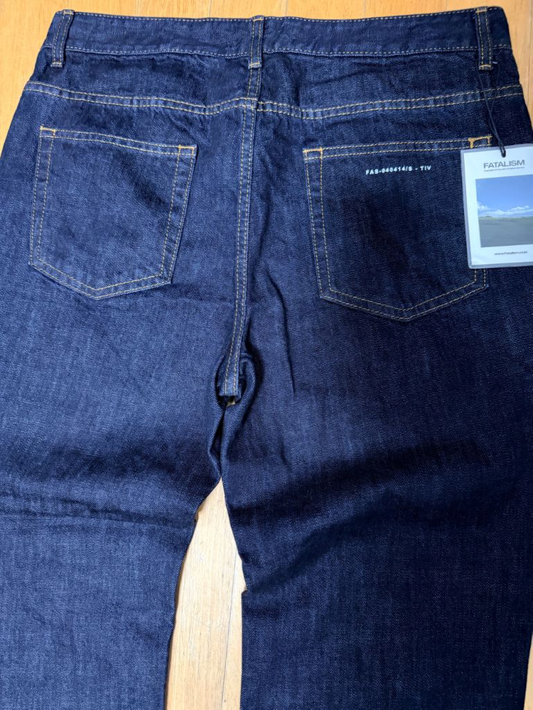 페이탈리즘 모더레이션 인디고 스트레이트핏 데님팬츠 48 이미지