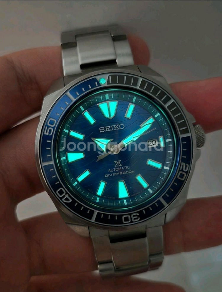 세이코 세이브더오션 사무라이 베이비튜나 남극 한정--2