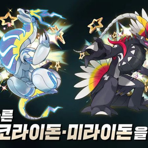 포켓몬스터 스칼렛 바이올렛 이로치 미라이돈 코라이돈