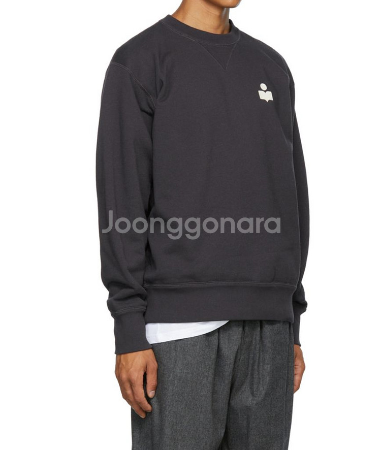 이자벨마랑 기모 맨투맨 M 딥퍼플 새상품급--1