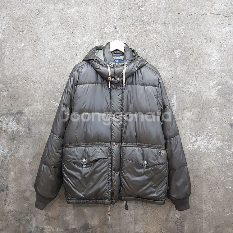 폴로 랄프로렌 베이지 다운 패딩 자켓 M 사이즈--0