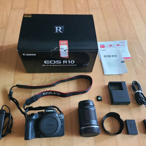 캐논 R10 + 18 150 렌즈 풀박스, 보증남음
