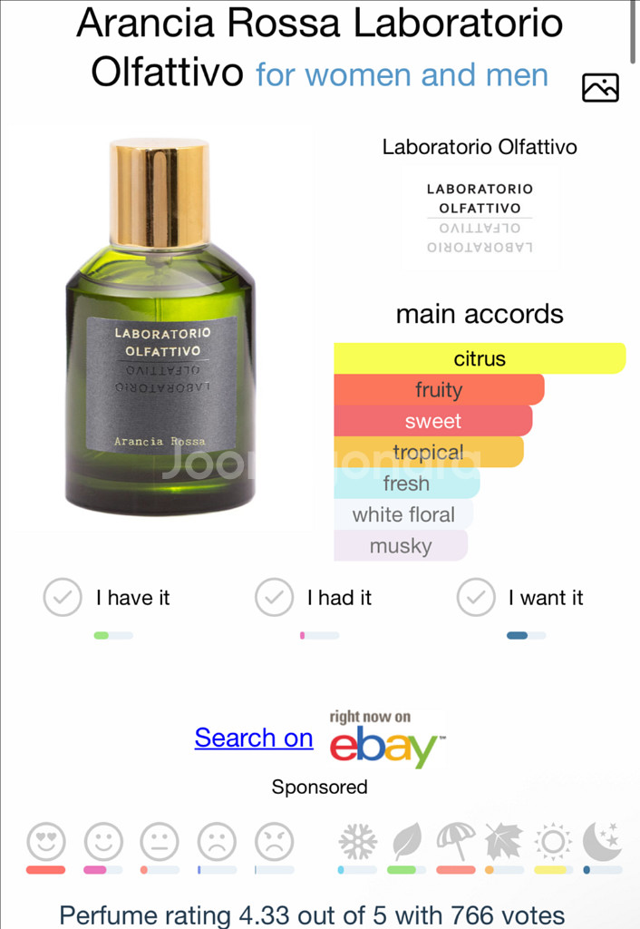 라보라토리오 아란치아로사 100ml 국문택 향수--2