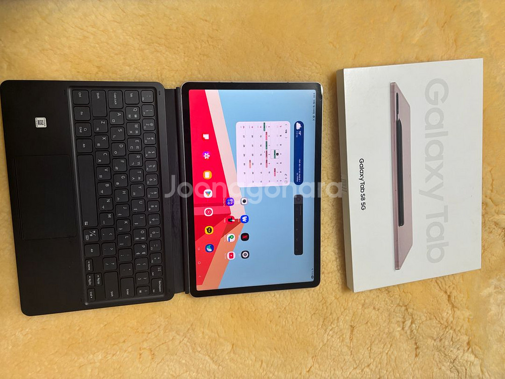 갤럭시탭 S8 5G 256GB 핑크골드--1