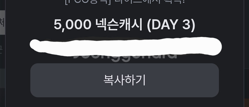 넥슨캐시 5000원 팝니다--0